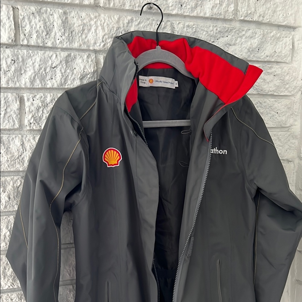 Gray And Red Performance Jackets With Full-Zip Cl… - image 3